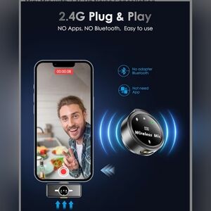 A6 Wireless Lavalier Microphone